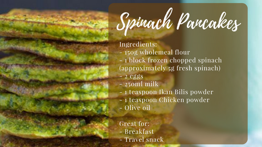 spinach pancakes