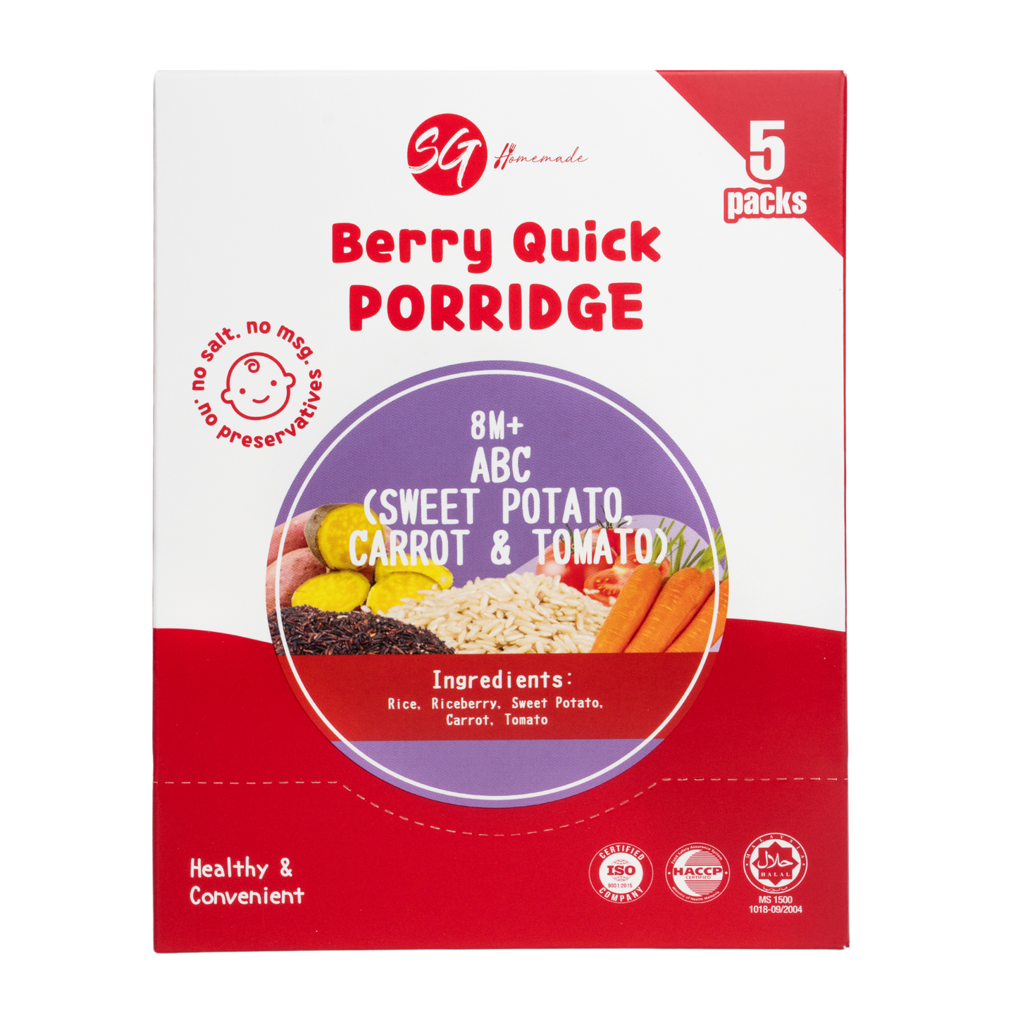 Berry Quick Porridge (Choose Your Flavour)