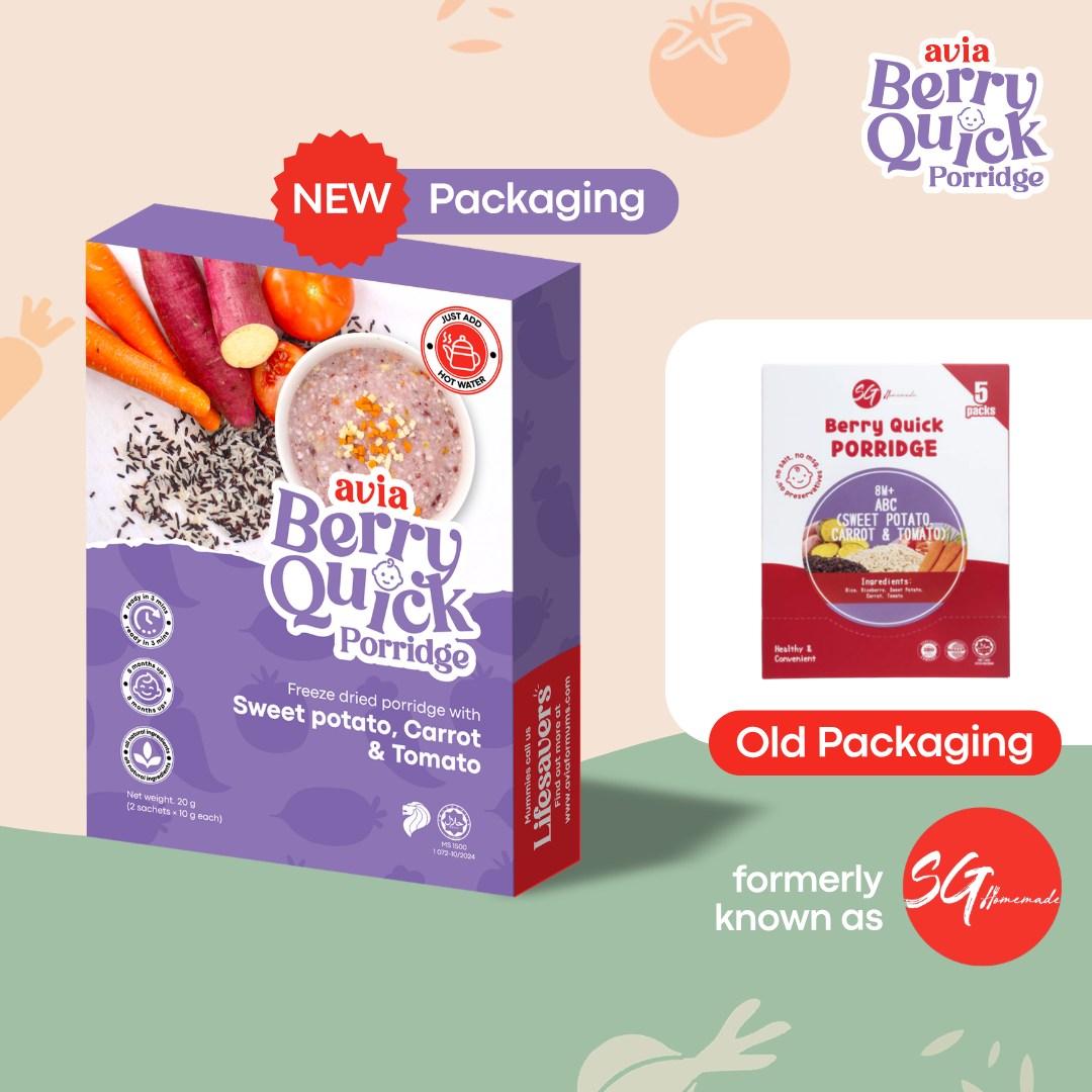 Berry Quick Porridge (4 flavours) (New Packaging)