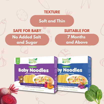 Baby Organic Noodle (40g x 5 bundles)