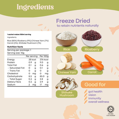Berry Quick Porridge (4 flavours) (New Packaging)