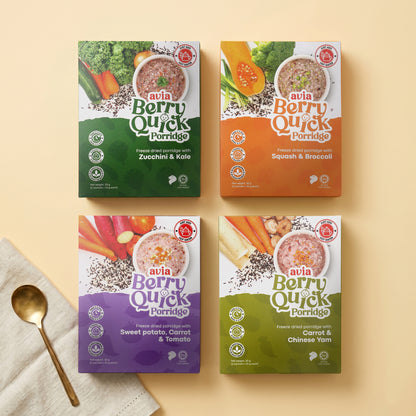 Berry Quick Porridge (4 flavours) (New Packaging)