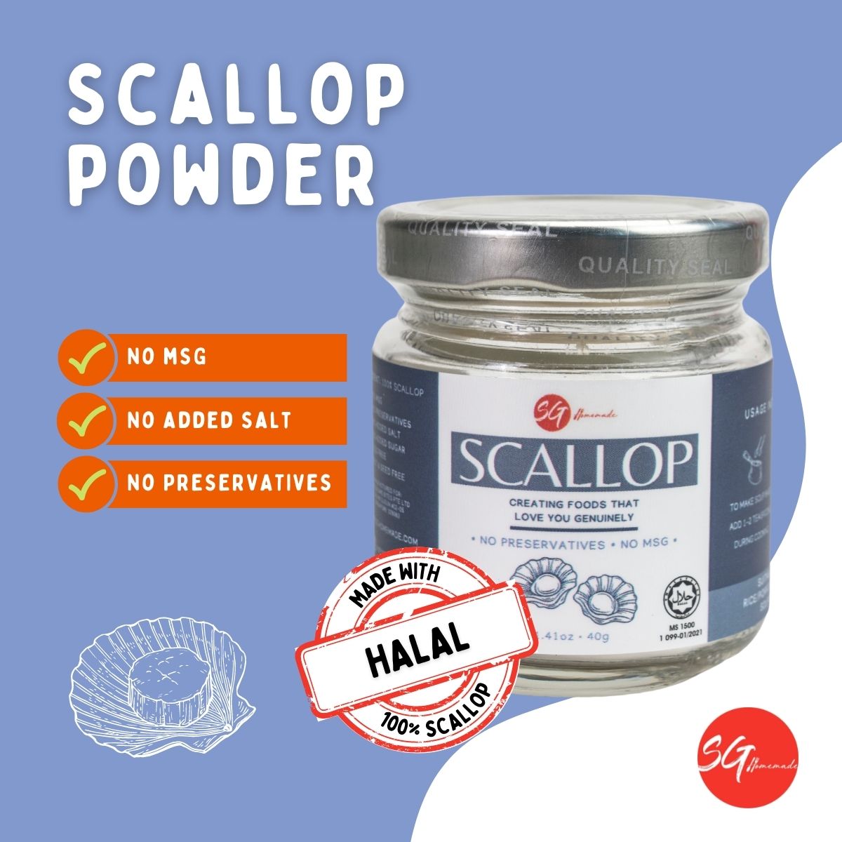 Scallop Powder