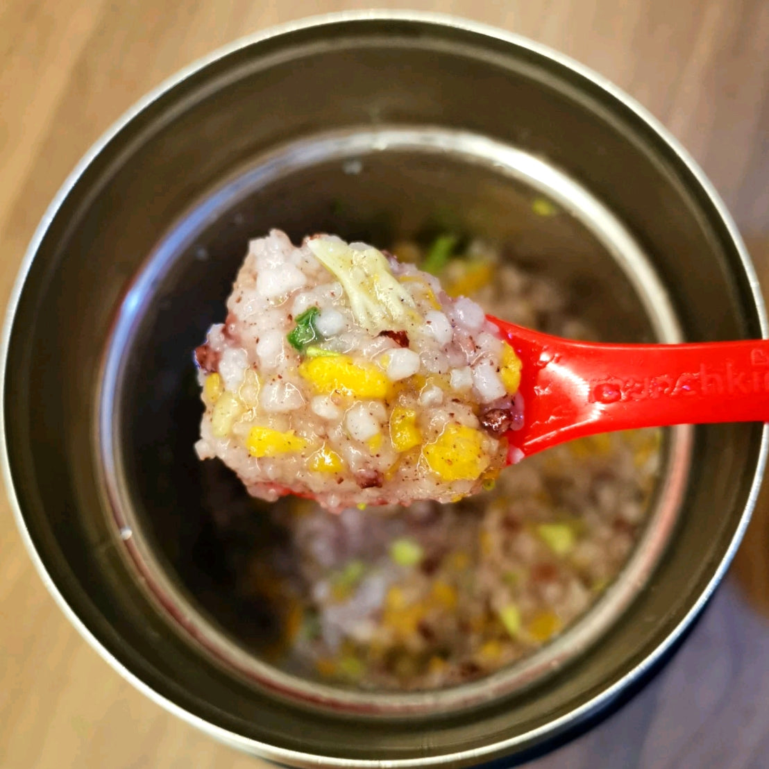 Berry Quick Porridge (Squash & Broccoli)